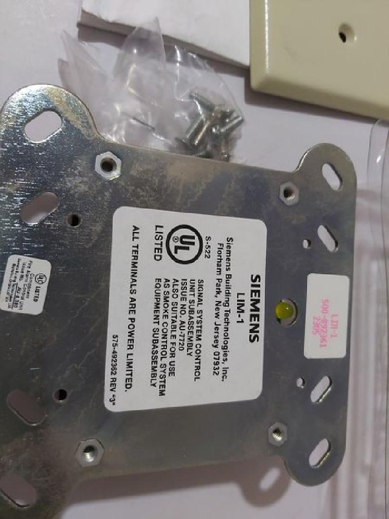 SIEMENS LIM-1 LOOP ISOLATOR MODULE LIM-1 500-892361 LIM1