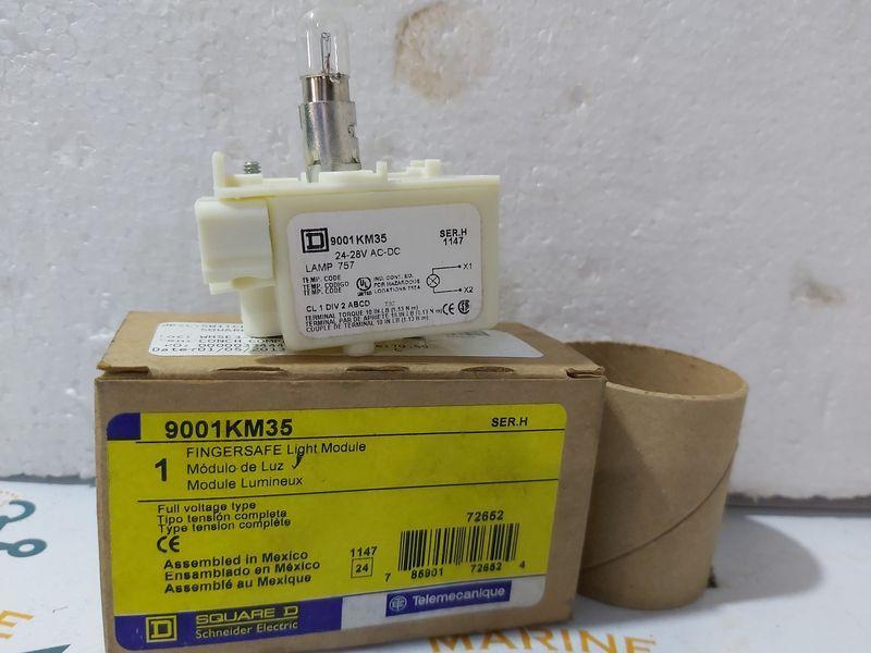 SQUARE D 9001KM35 FINGER SAFE LIGHT MODULE