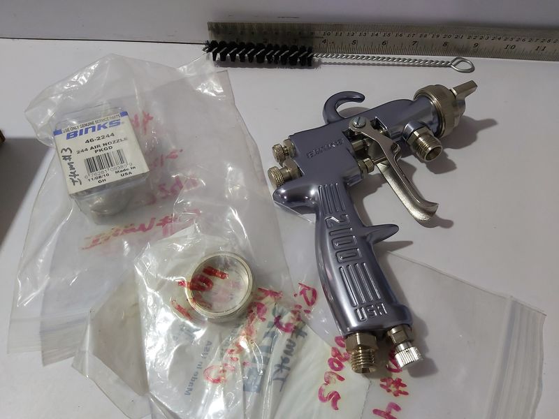 BINKS 2100-8000-0 2100 GUN ASSEMBLY NO AIR NOZZLE 2100800000