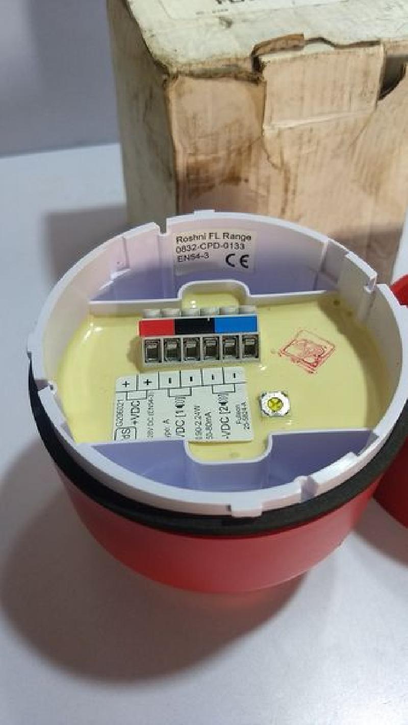 Roshni FL Range 0832-CPD-0133 - Sounder RED - Flashni FL/RL/R/D