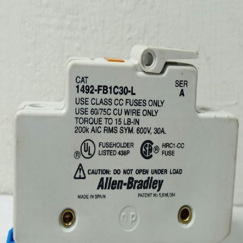 Allen Bradley 1492-FB1C30-L Ser A Fuse Holder