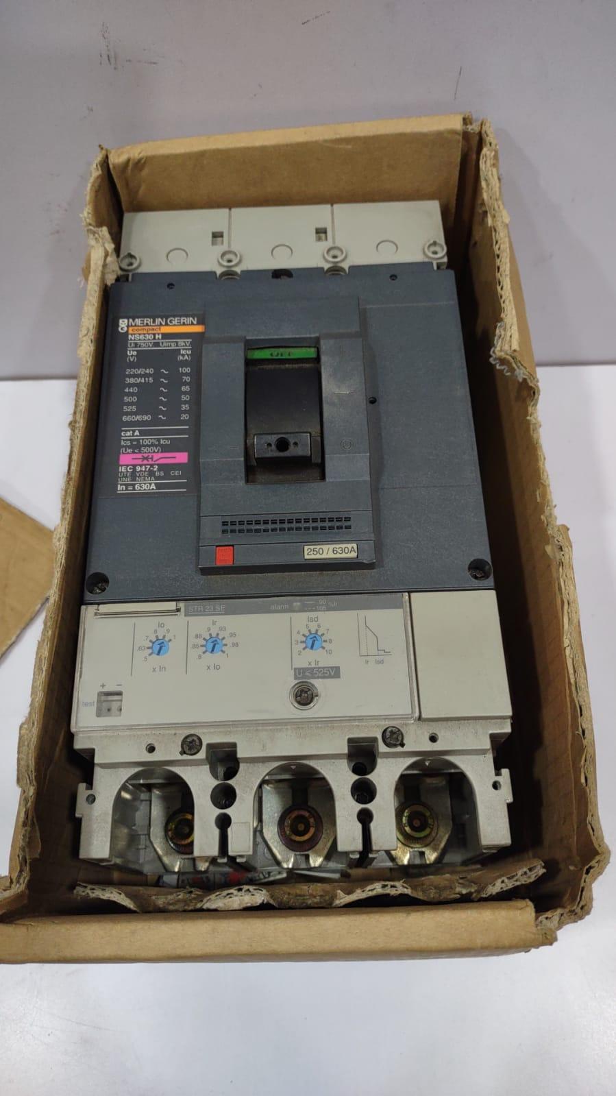 Merlin Gerin NS630H Circuit Breaker STR 23 SE Trip Unit