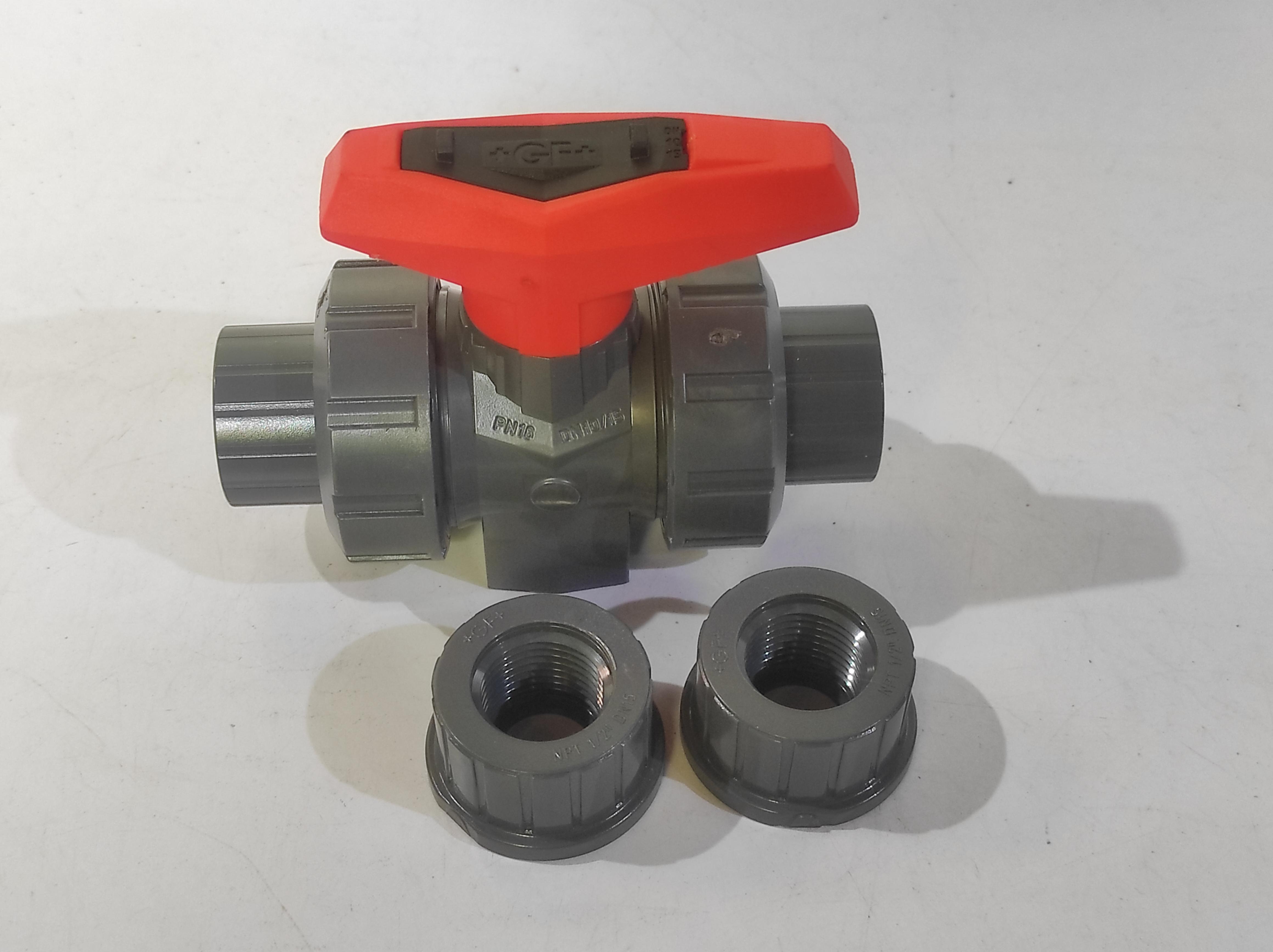 Omnipure 161546342 Ball Valve 546 PVC WPDM 1_2 IN