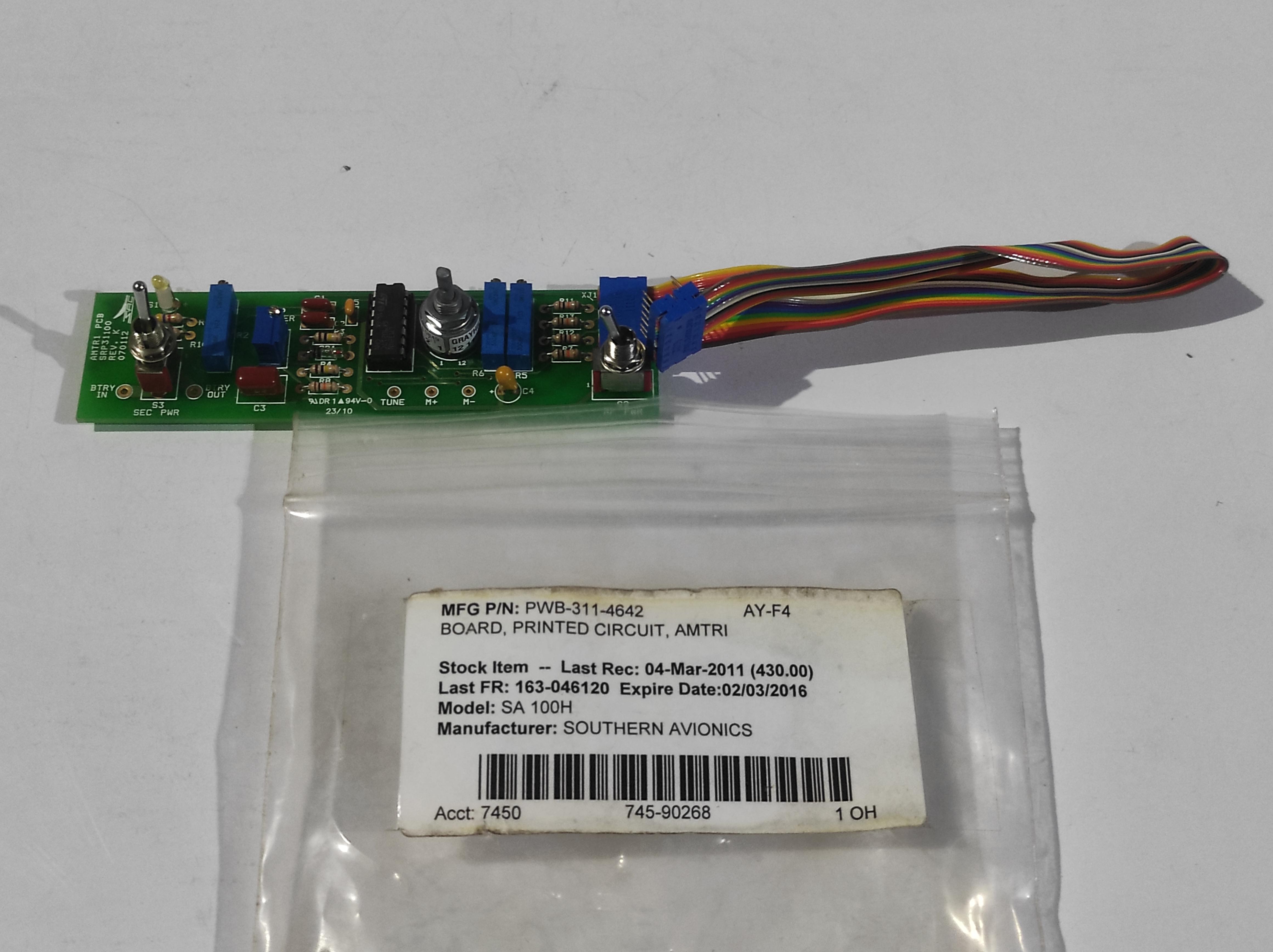 Southern Avionics AMTR1 PCB SRP31100 Rev K