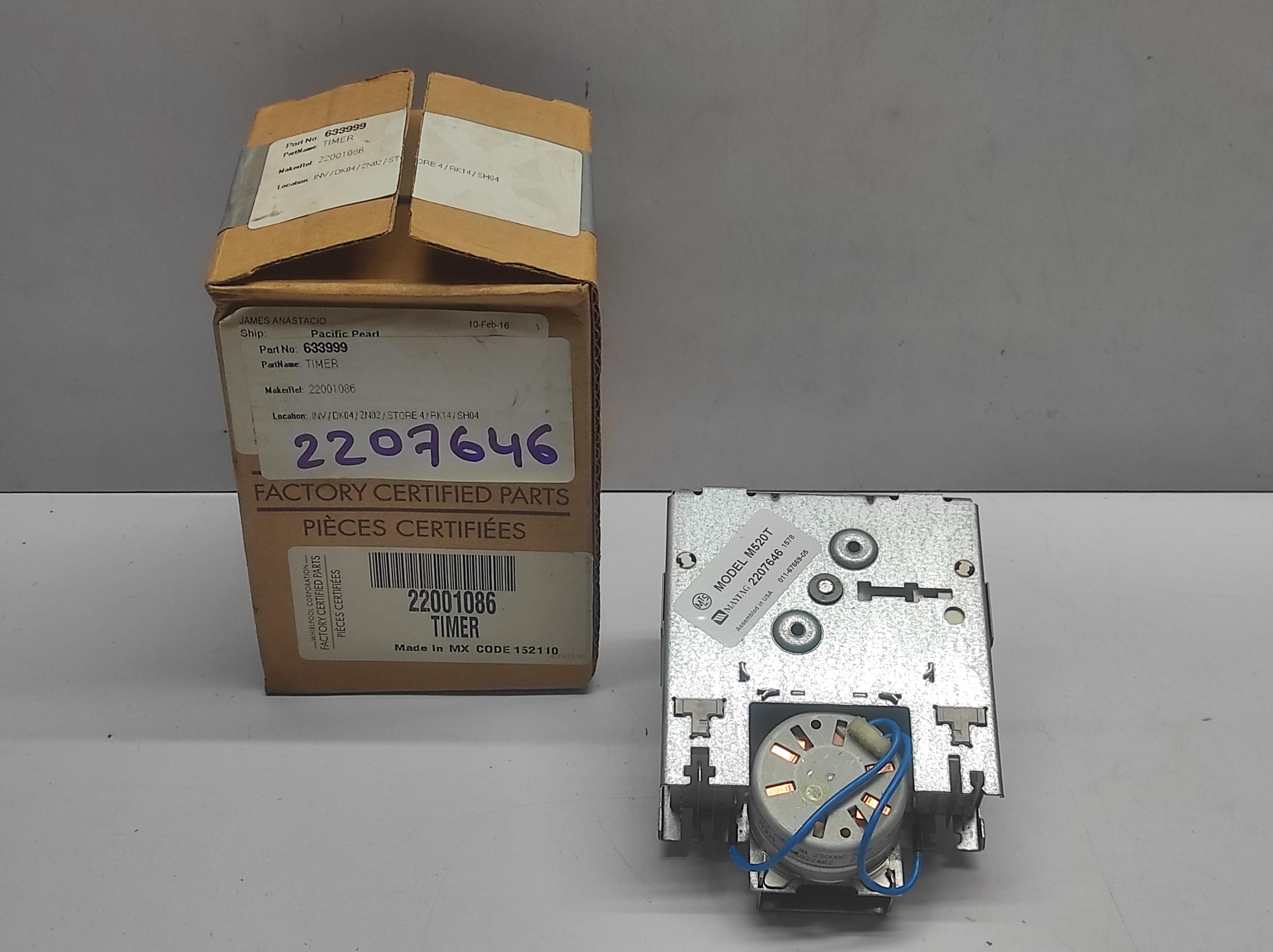 Whirlpool 695760 Timer FSP 697062 F M414-G