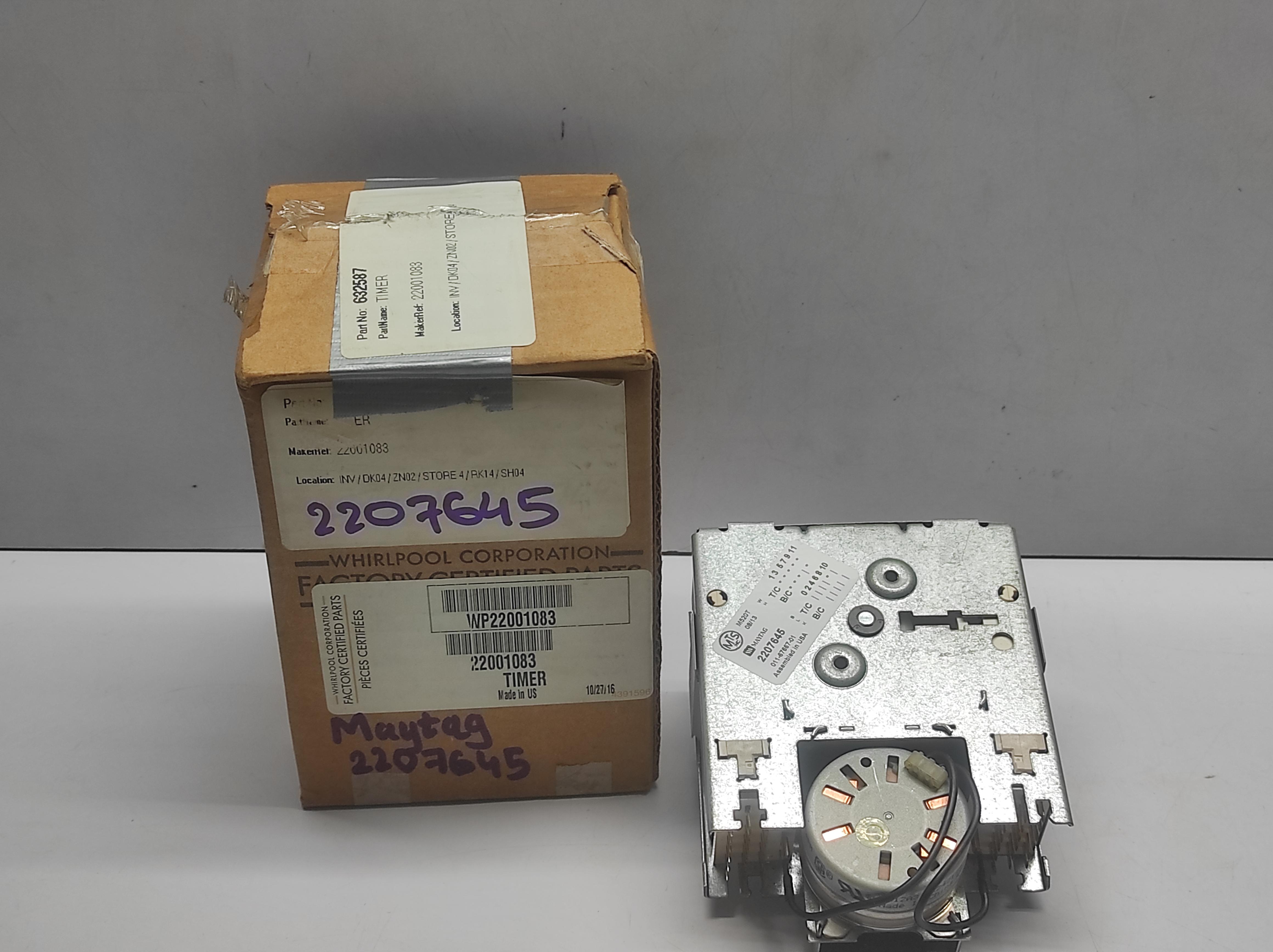 Whirlpool WP22001083 Timer Maytag 2207645