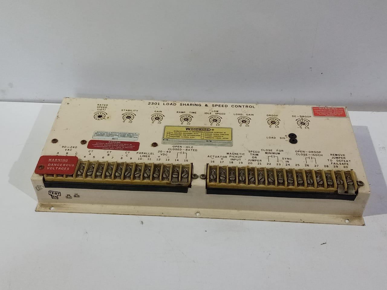 Woodward A8271-444 2301 Load Sharing & Speed Control