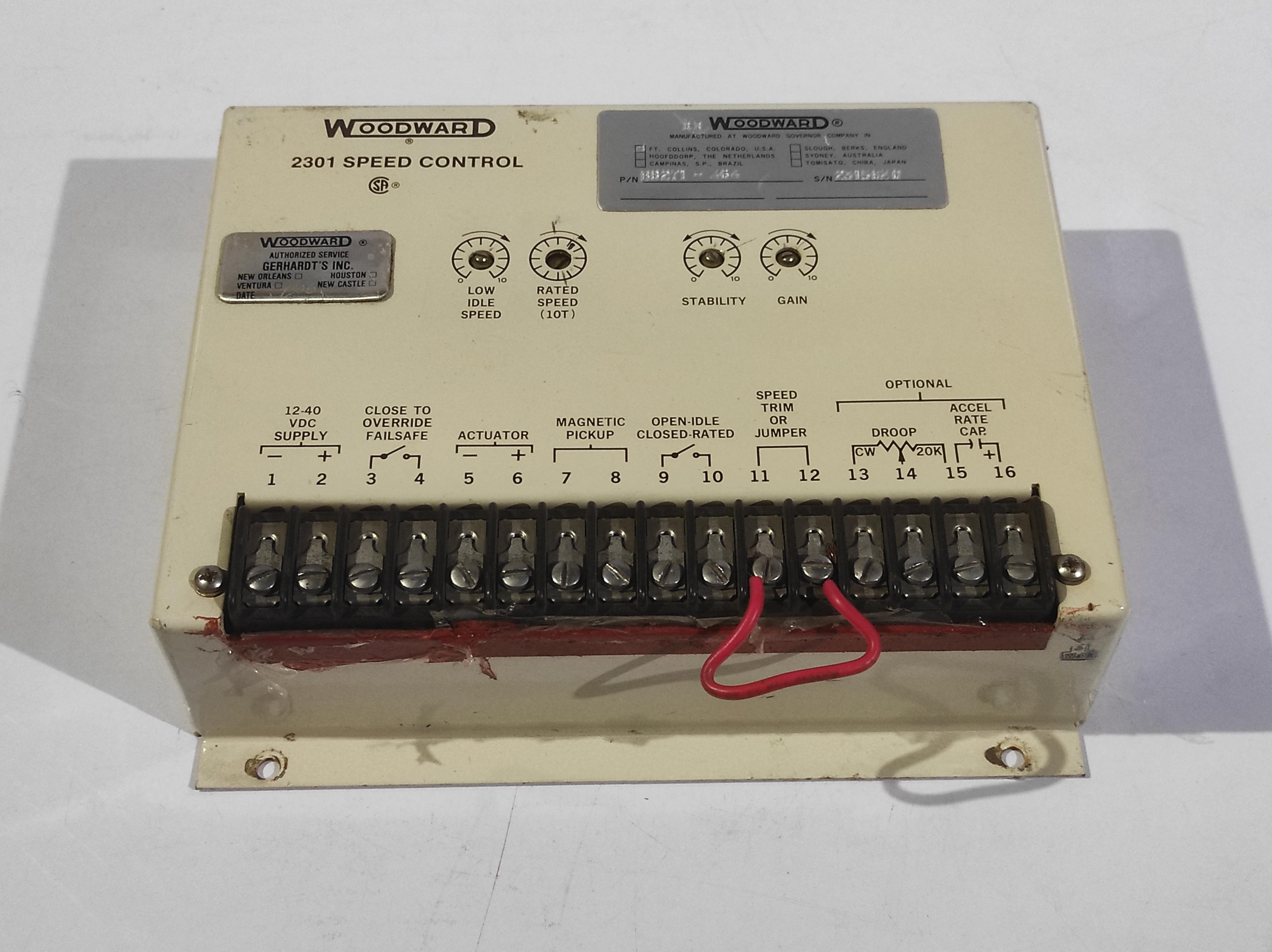 Woodward B8271-464 2301 Speed Control
