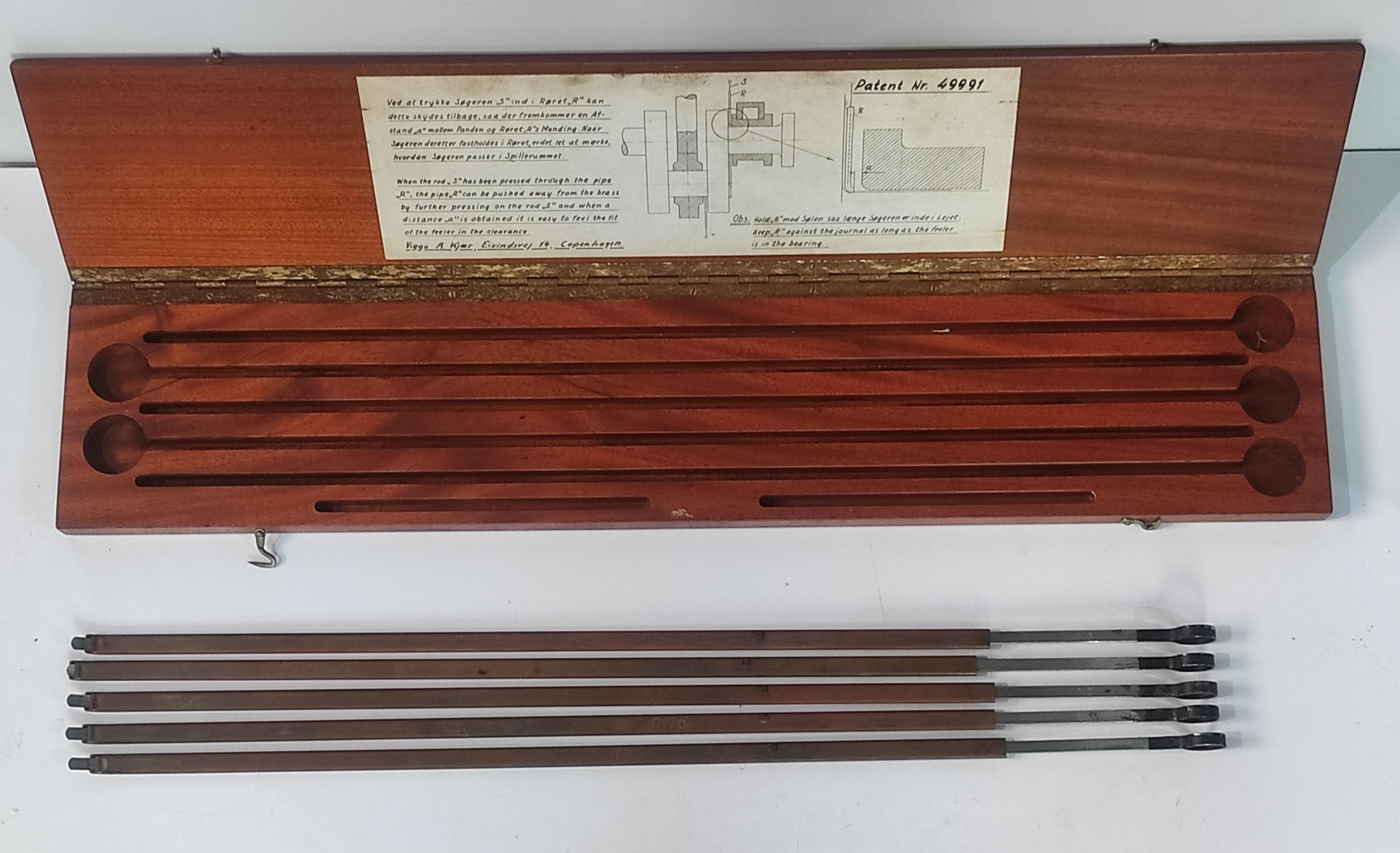 Viggo A.Kjaer 49991 Bearing Feeler Gauge 0.1-0.3