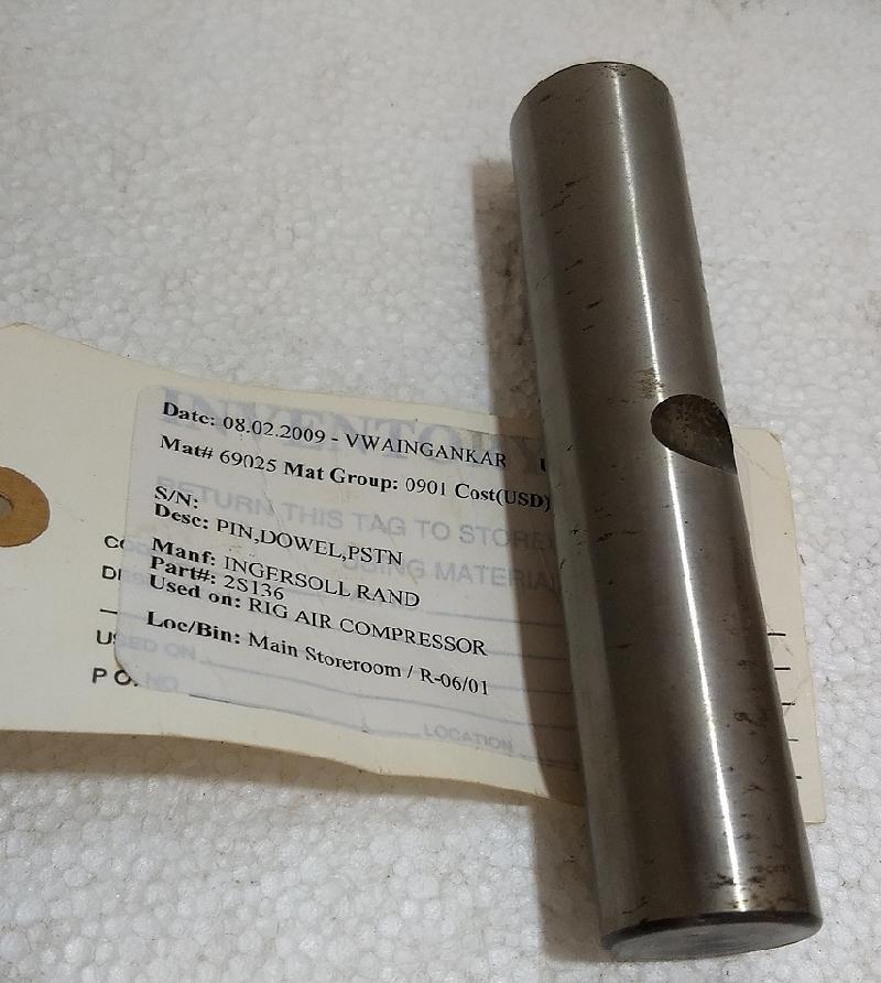 Ingersoll Rand S2136 Dowel Pin PSTN for Compressor