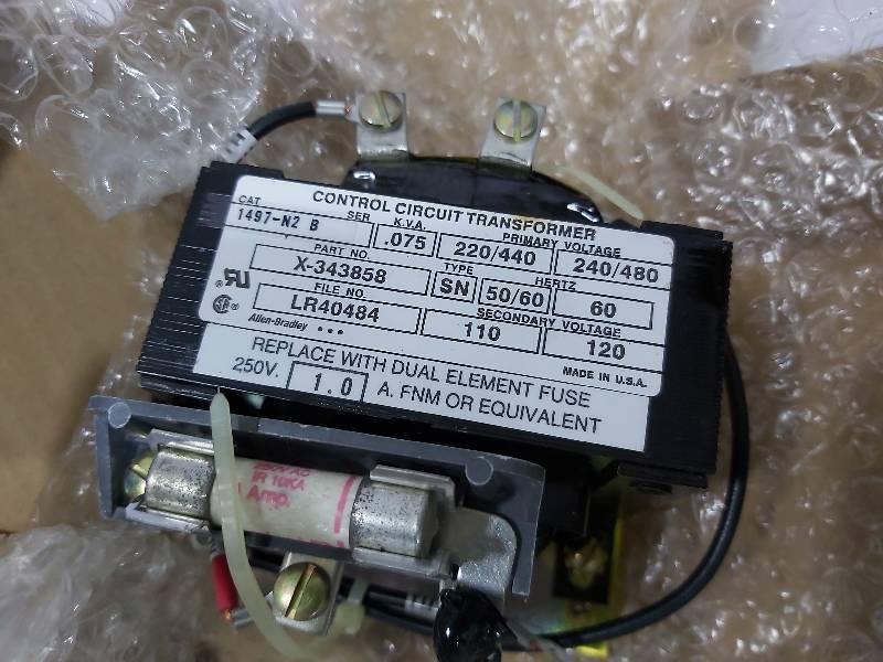 Allen Bradley 1497-N2 Control Circuit Transformer Ser-B  1497N2