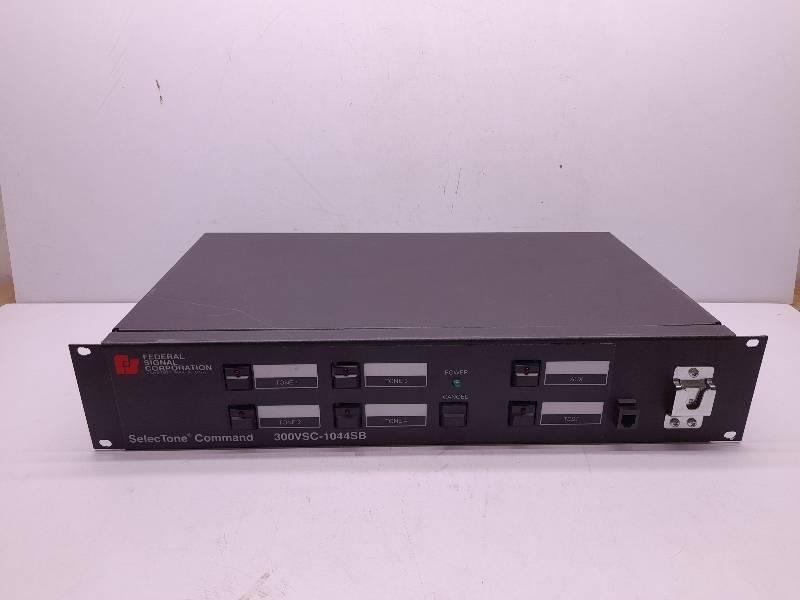 Federal Signal 300VSC-1044SB Ser B SelecTone Command Unit 120VAC 50/60Hz 0.21A