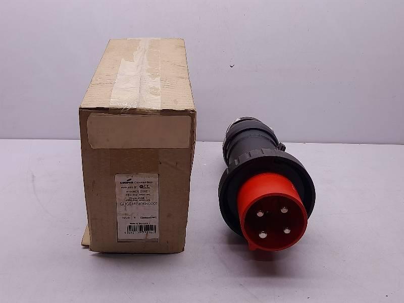 Cooper Crouse Hinds CEAG GHG5147406R0001 Plug Zone 1 63A- 6H 415V~ Ui 690V 3P+E