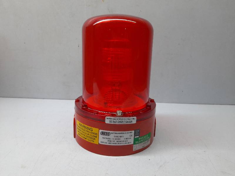 MEDC XB13 Beacon Red Xenon 24VDC 650mA IP66/67 PX813101 XB13024RNNR