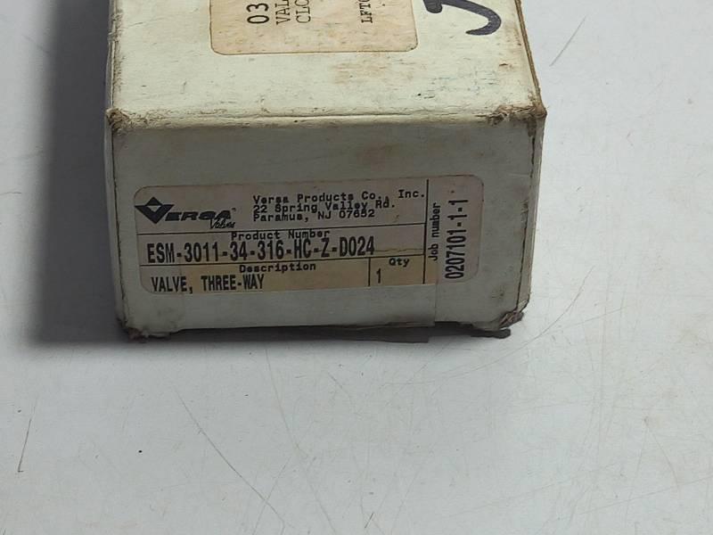 VERSA VALVES ESM-3011-34-316-HC-Z-D024