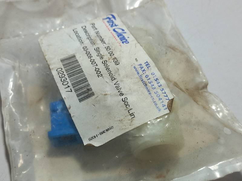First Choice 50.00.139 Single Solenoid Valve