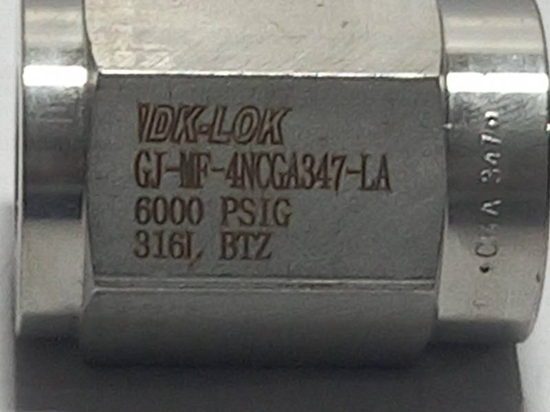 DK-LOK GJ-MF-4NCGA347-LA VALVE 6000PSIG 3161 BTZ