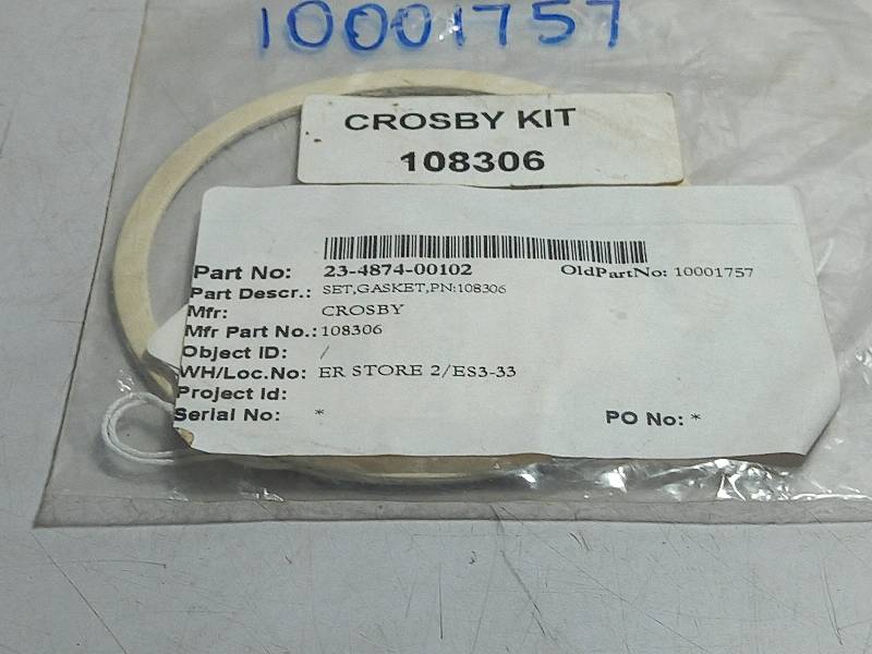 ANDERSON GREENWOOD CROSBY 23-4874-0010 GASKET RING