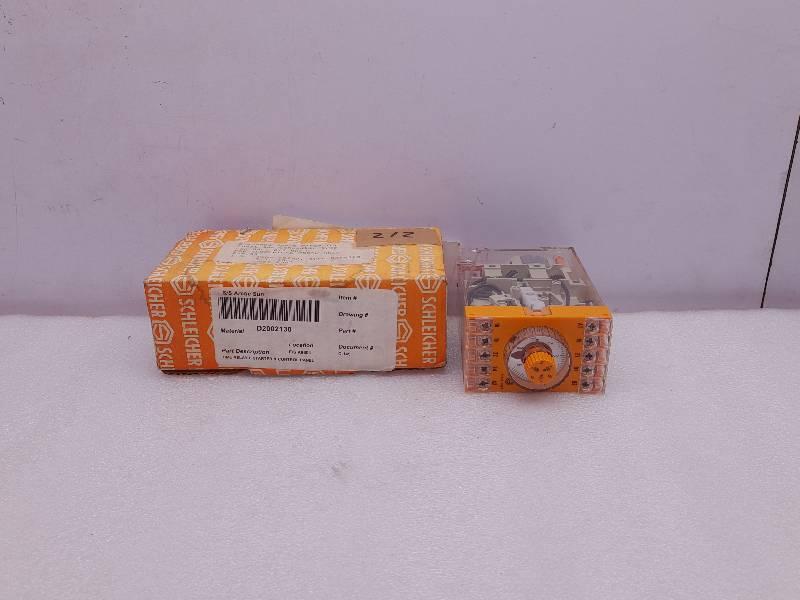 Schleicher 02621802-574021 SZA 52-S Timer Module Relay 110-115V 50/60Hz