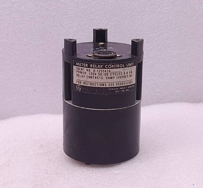 General Electric D-1255K16 Meter Relay Control 5AMP 120V