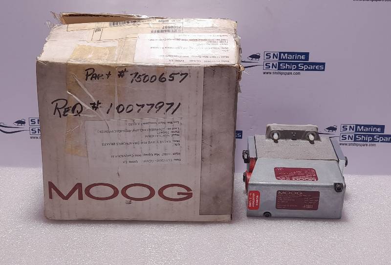 Moog -062K935-1 Servo Valve S20FOFB4VBQ NOV 7500657 Pp 3000 PSI Pd 3000 PSI