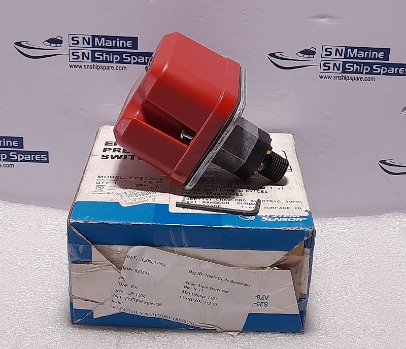System Sensor EPS120-02 EPS Pressure Switch 125/250VAC 10A ½ HP 24VDC 2.5A L00-2464-002
