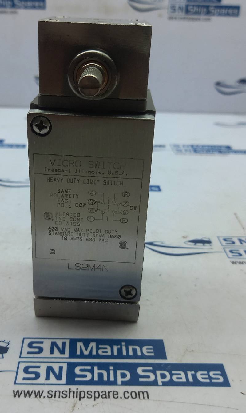 Honeywell LS2M4N Heavy Duty Limit Switch 10AMPS 600Vac Oil States 5800392001