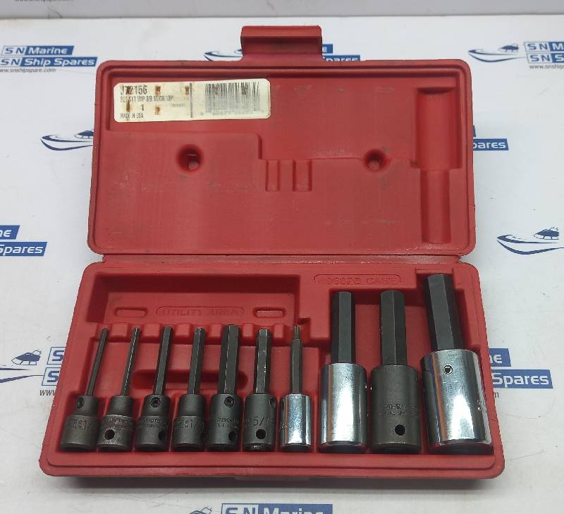 Proto J72156 Impact Socket Bit Set 3/8 1/20R 10P
