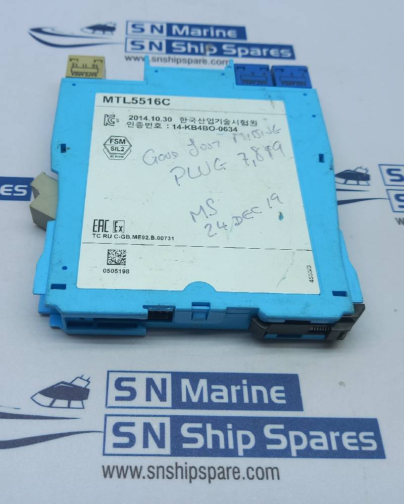 Eaton MTL5516C 2ch Switch/Proximity Detector Interface Crouse-Hinds