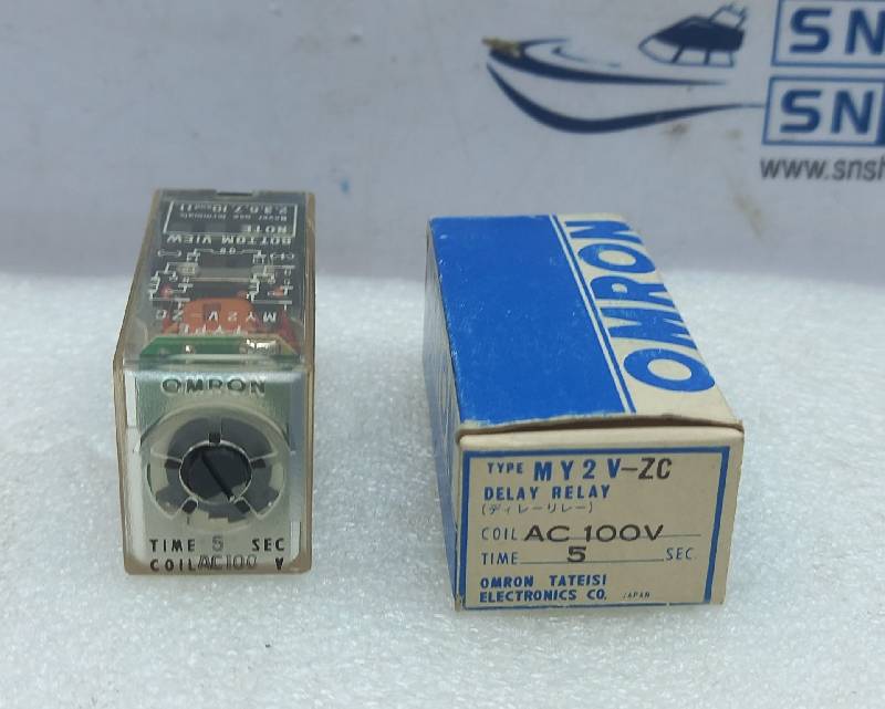 Omron MY2V-ZC Delay Relay 100Vac 5sec