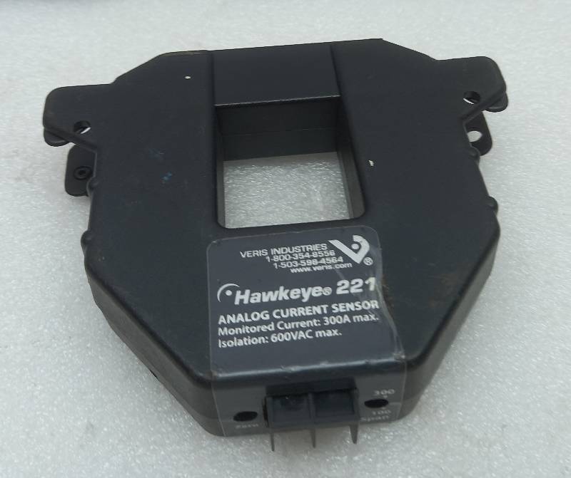 VerisHawkeye 221 Analog Current Sensor 300A max 600Vac