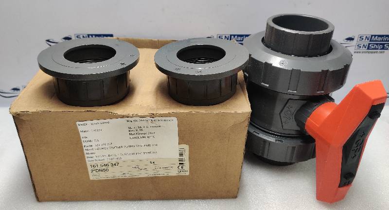 George Fischer 161 546 347 Ball Valve 2 IN SCH 80PVC Type: 546