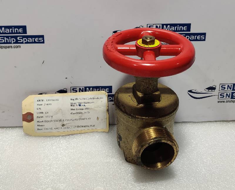 Dixon Valve AV150 Fire Hose Valve Size: 1 1/2Inch
