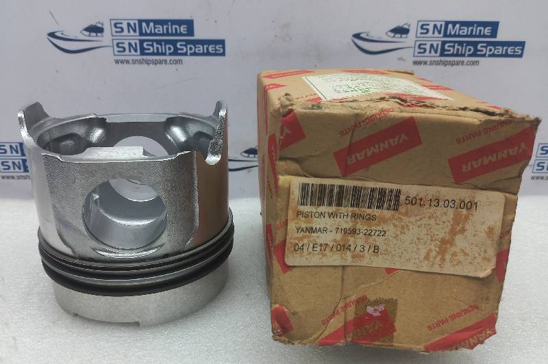Yanmar 719593-22722 Piston With Rings