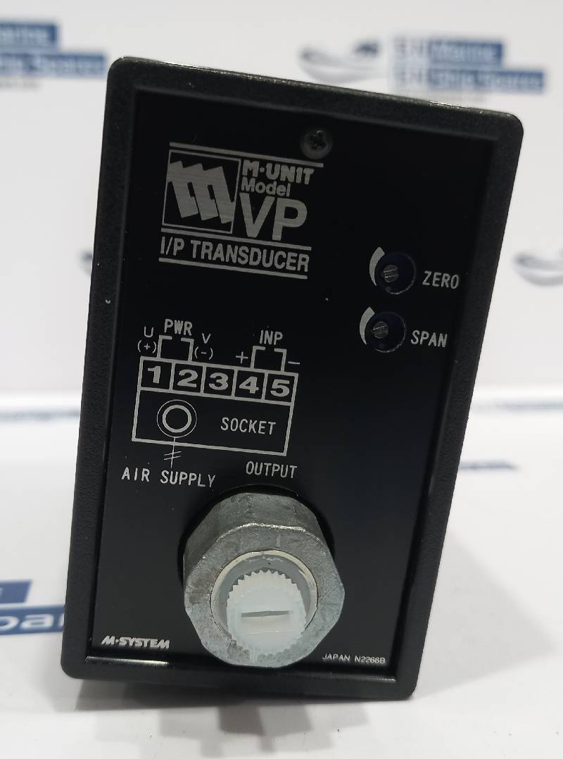 M-System VP-6-D I/P Transducer 1-5Vdc 0.2-1.0Kgf/cm2  115Vac